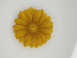 Svíčka ze včelího vosku - plovoucí Gerbera